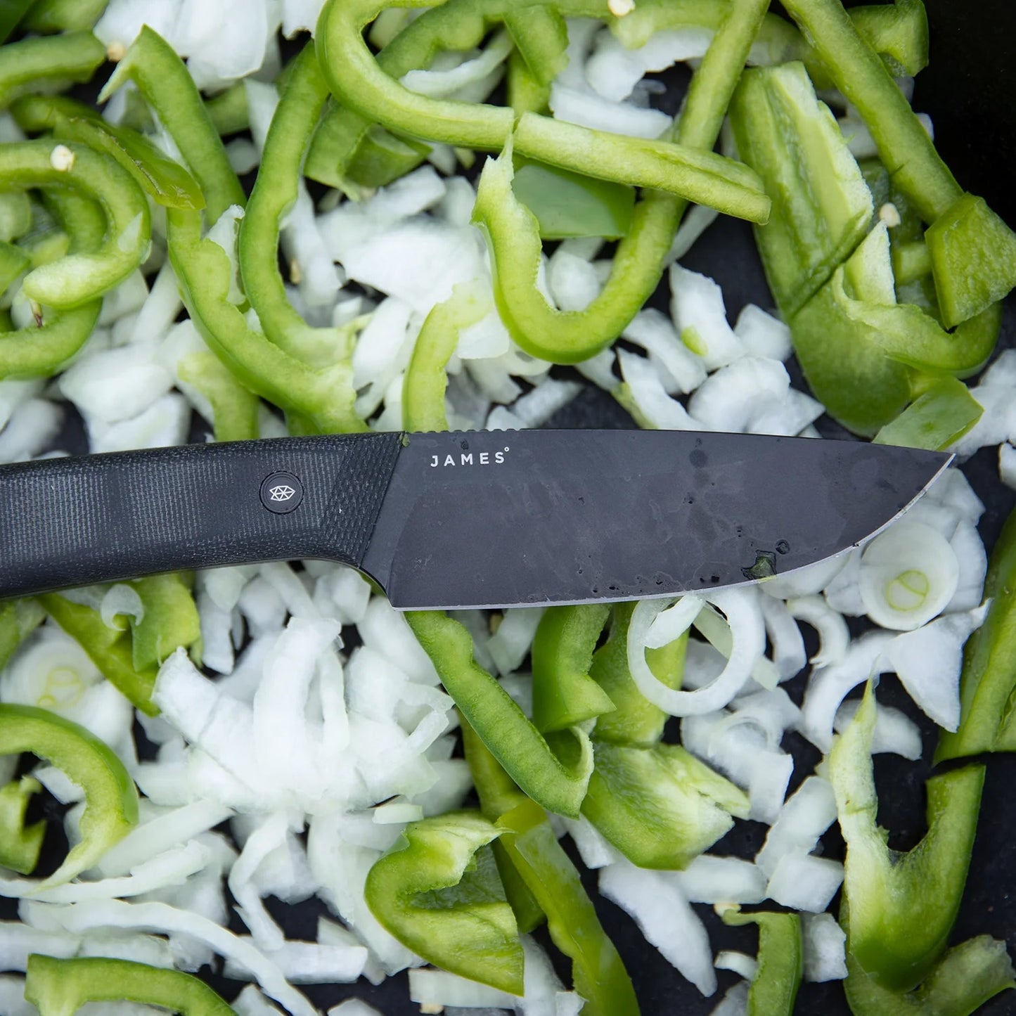 The James Brand The Hell Gap, OD Green Micarta / Stainless