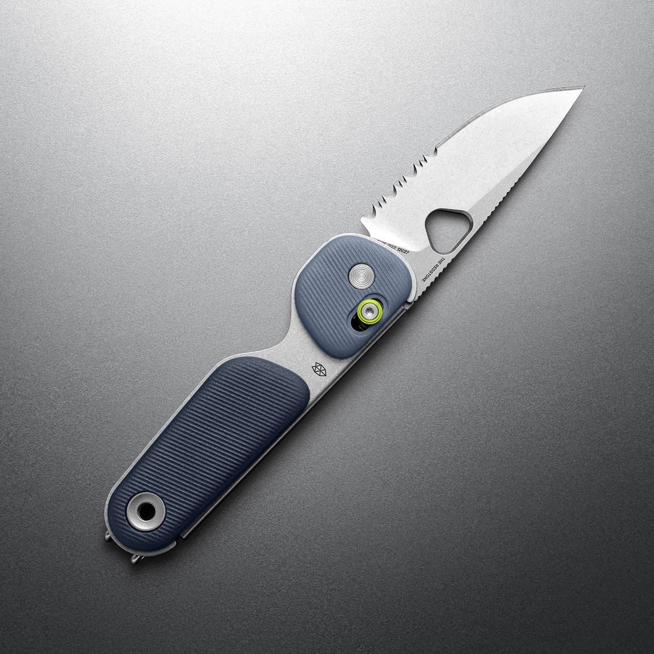 The James Brand The Redstone PP Serrated, Tidal Blue/Stonewash