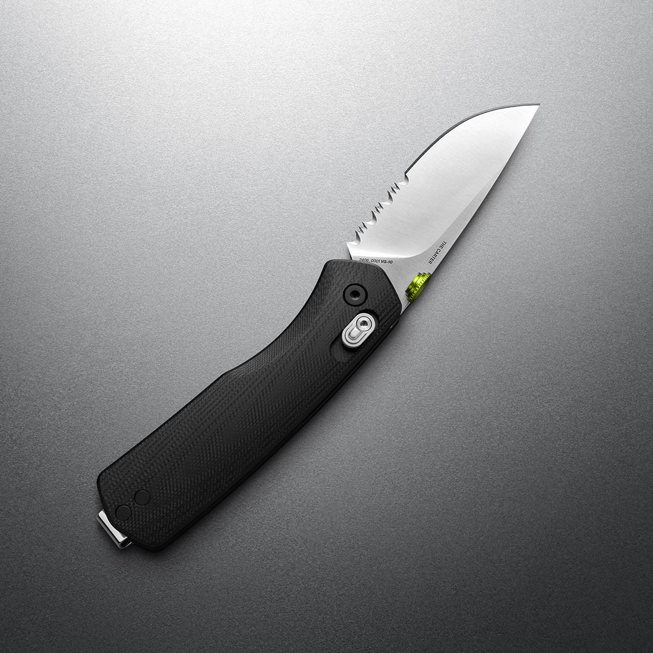 The James Brand The Carter G10 Serrated, Black/Stainelss