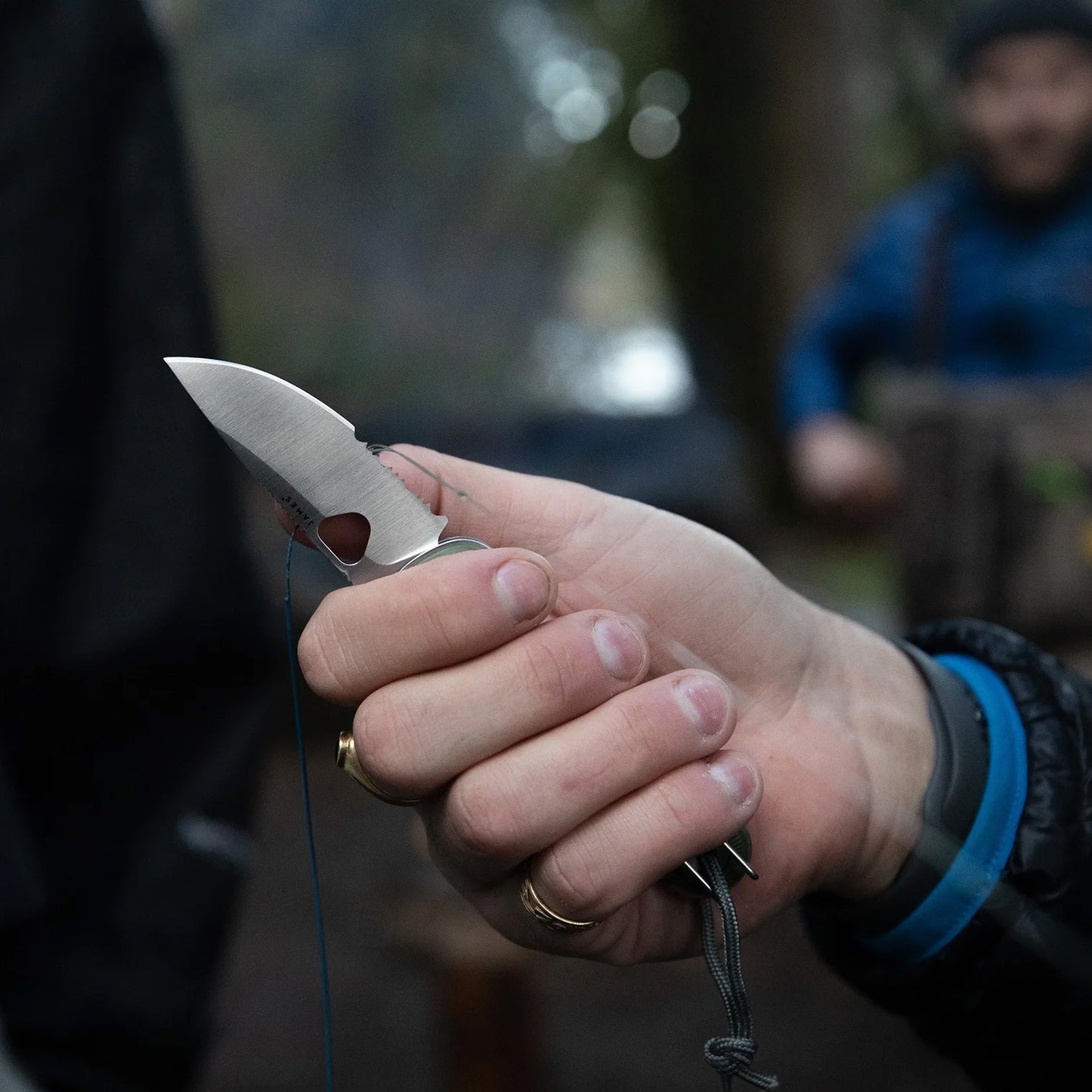 The James Brand The Redstone PP Serrated, Tidal Blue/Stonewash