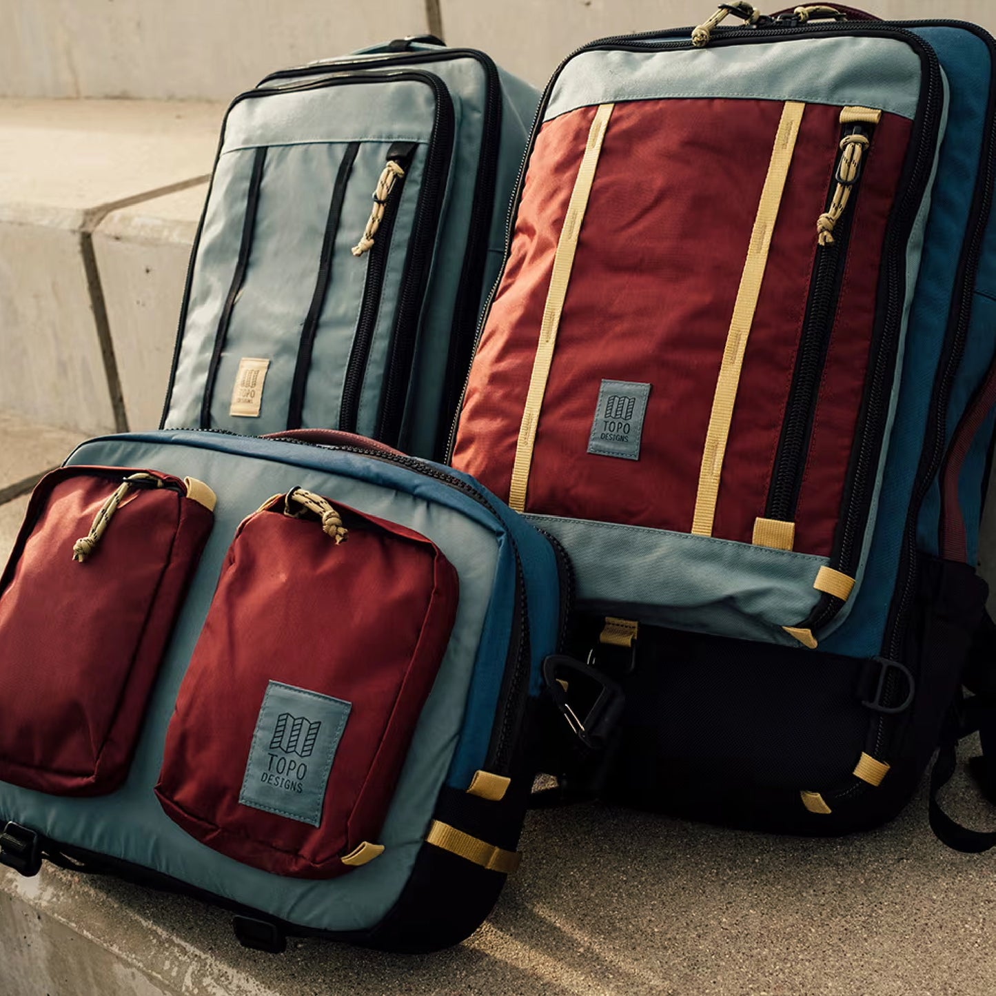 Topo Designs Global Travel Bag 30L, Sea Pine