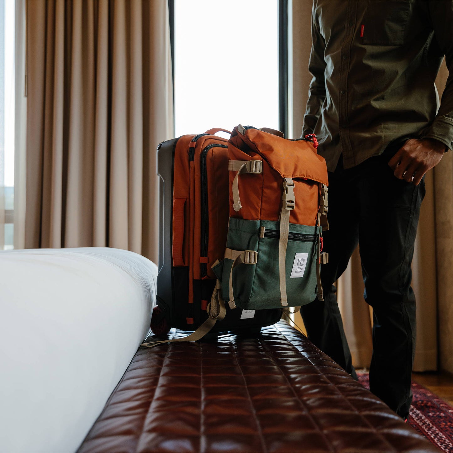 Topo Designs Global Travel Bag 30L, Sea Pine