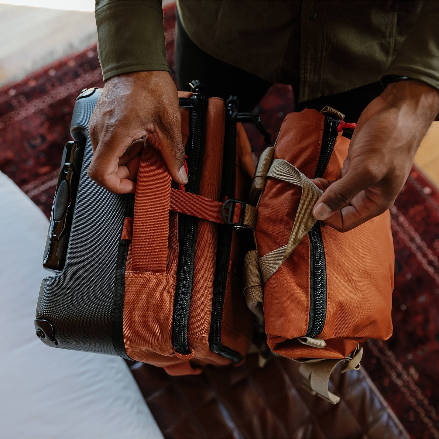 Topo Designs Global Travel Bag 30L, Sea Pine