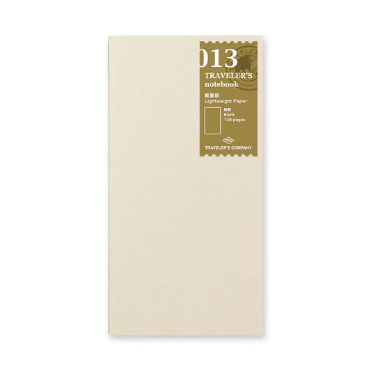 Traveler's Company 013. Lightweight Paper Notebook Refill