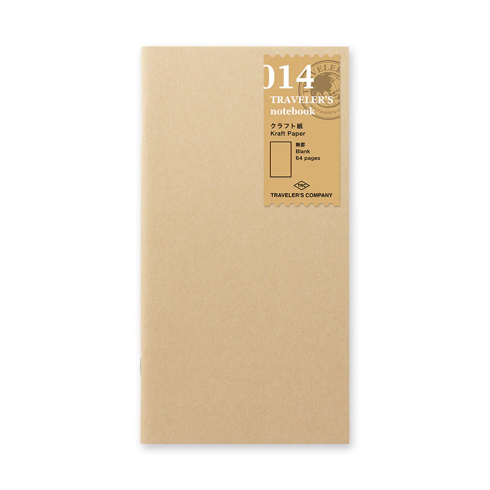 Traveler's Company 014. Kraft Paper Notebook Refill
