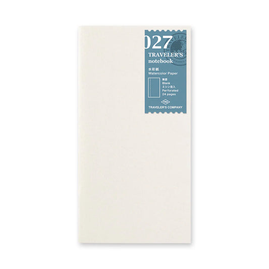 Traveler's Company 027. Watercolor Paper Notebook Refill