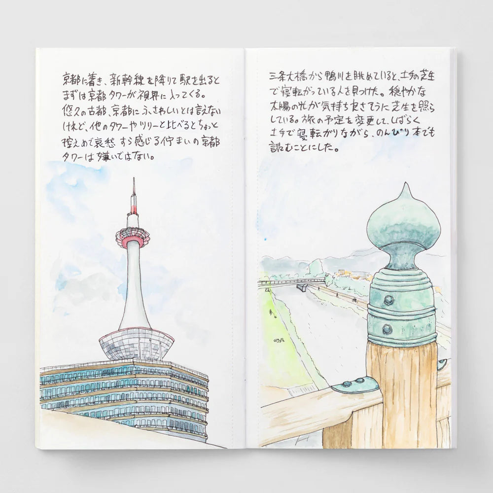 Traveler's Company 027. Watercolor Paper Notebook Refill