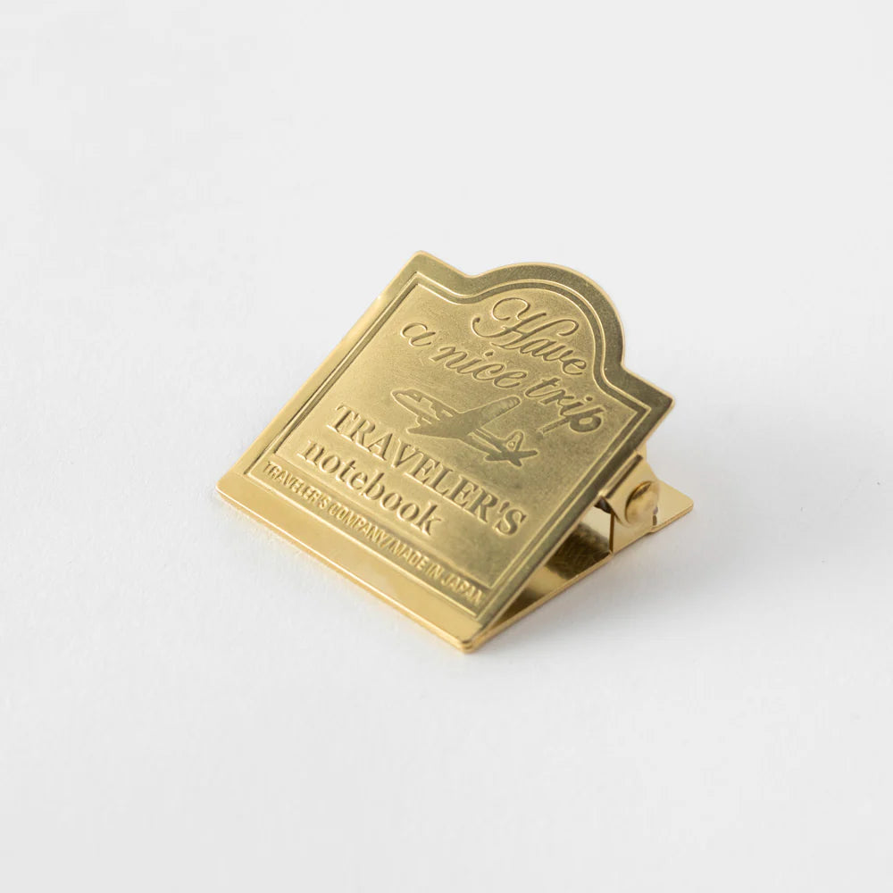 Traveler's Company 030. Brass Clip Airplane