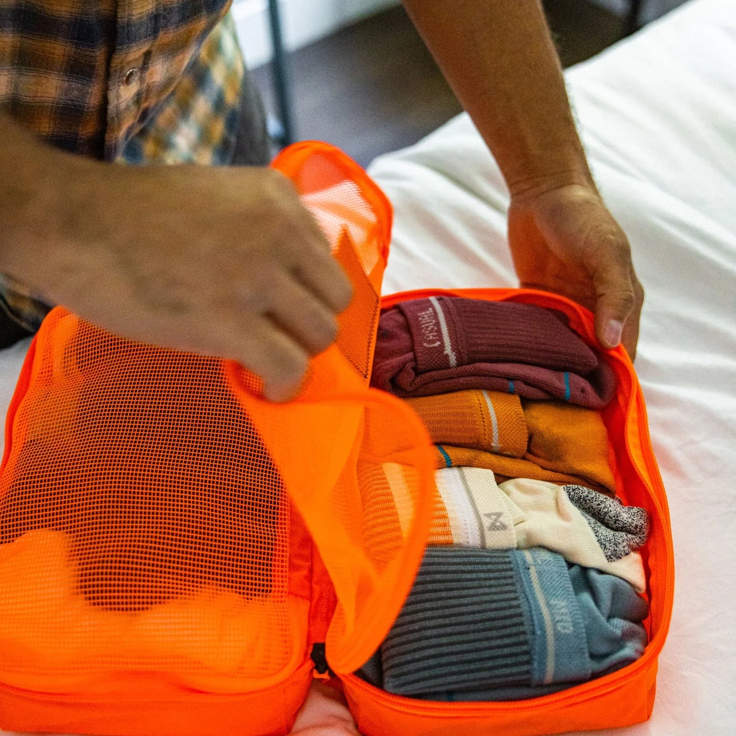 EVERGOODS Transit Packing Cube 8L, Hot Orange
