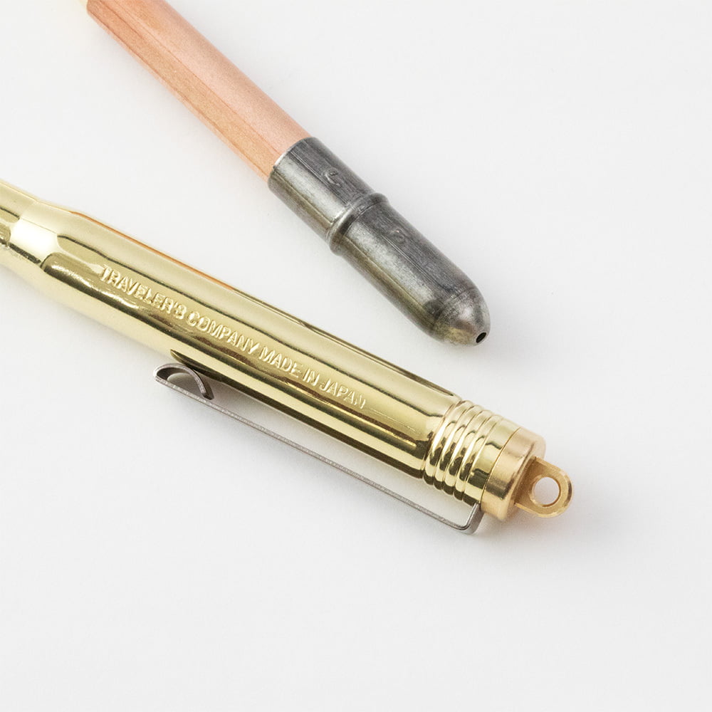 Traveler's Company Ballpoint Pen Solid, Brass