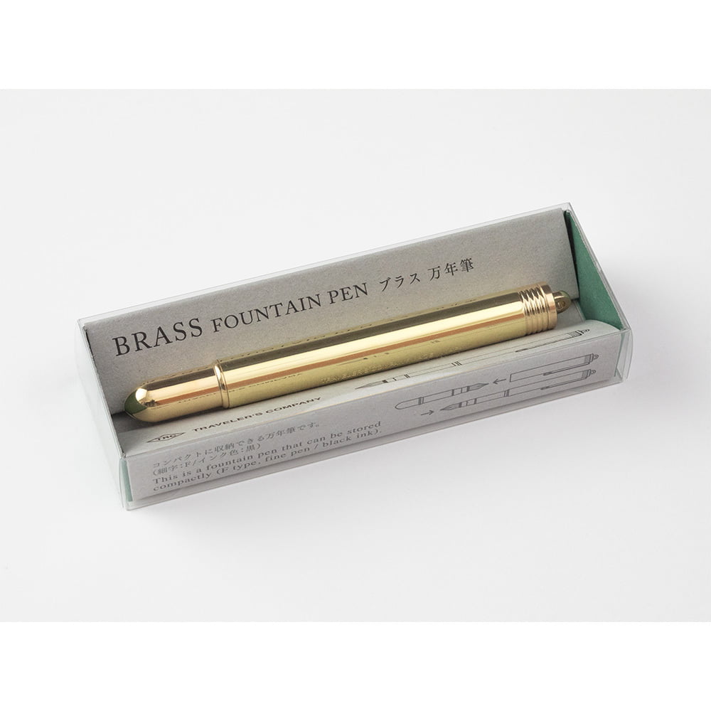 Traveler's Company Fountain Pen Solid, Brass