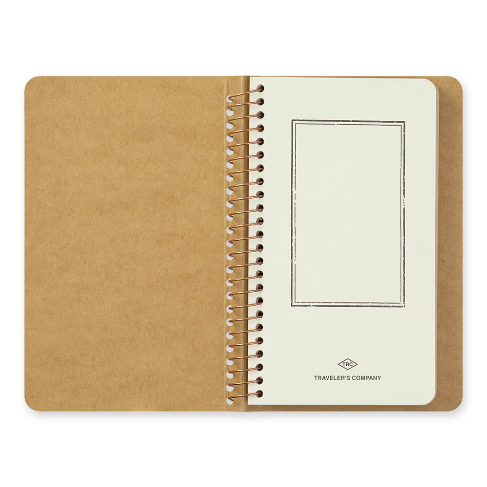 Traveler's Company Spiral Ring Notebook A6 Slim, DW Kraft