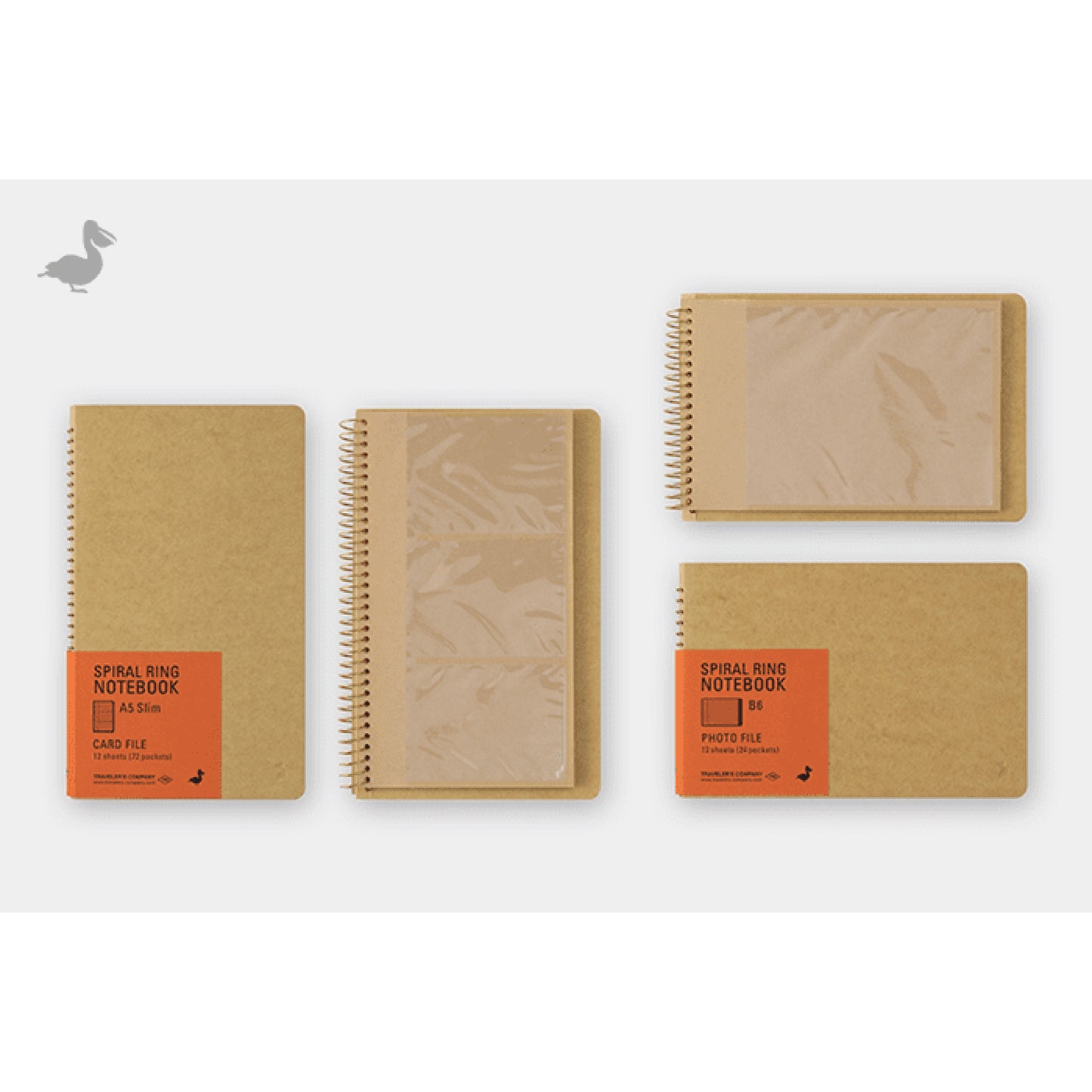 Traveler's Company Spiral Ring Notebook B6, Photo File