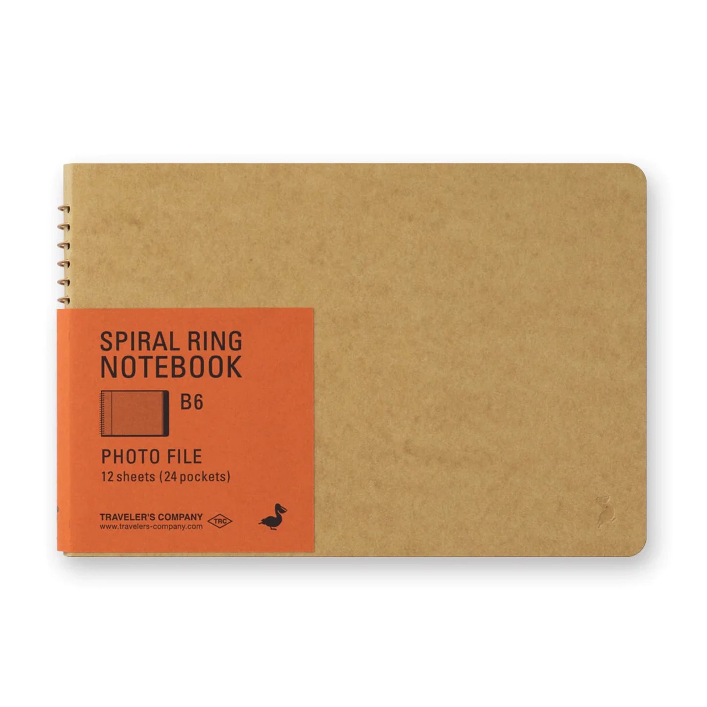 Traveler's Company Spiral Ring Notebook B6, Photo File