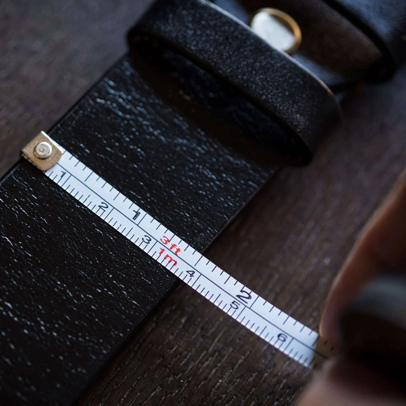 TEC-Accessoires Ti-Tape SPECIAL EDITION Titanium Tape Measure, Dark Purple Damascus