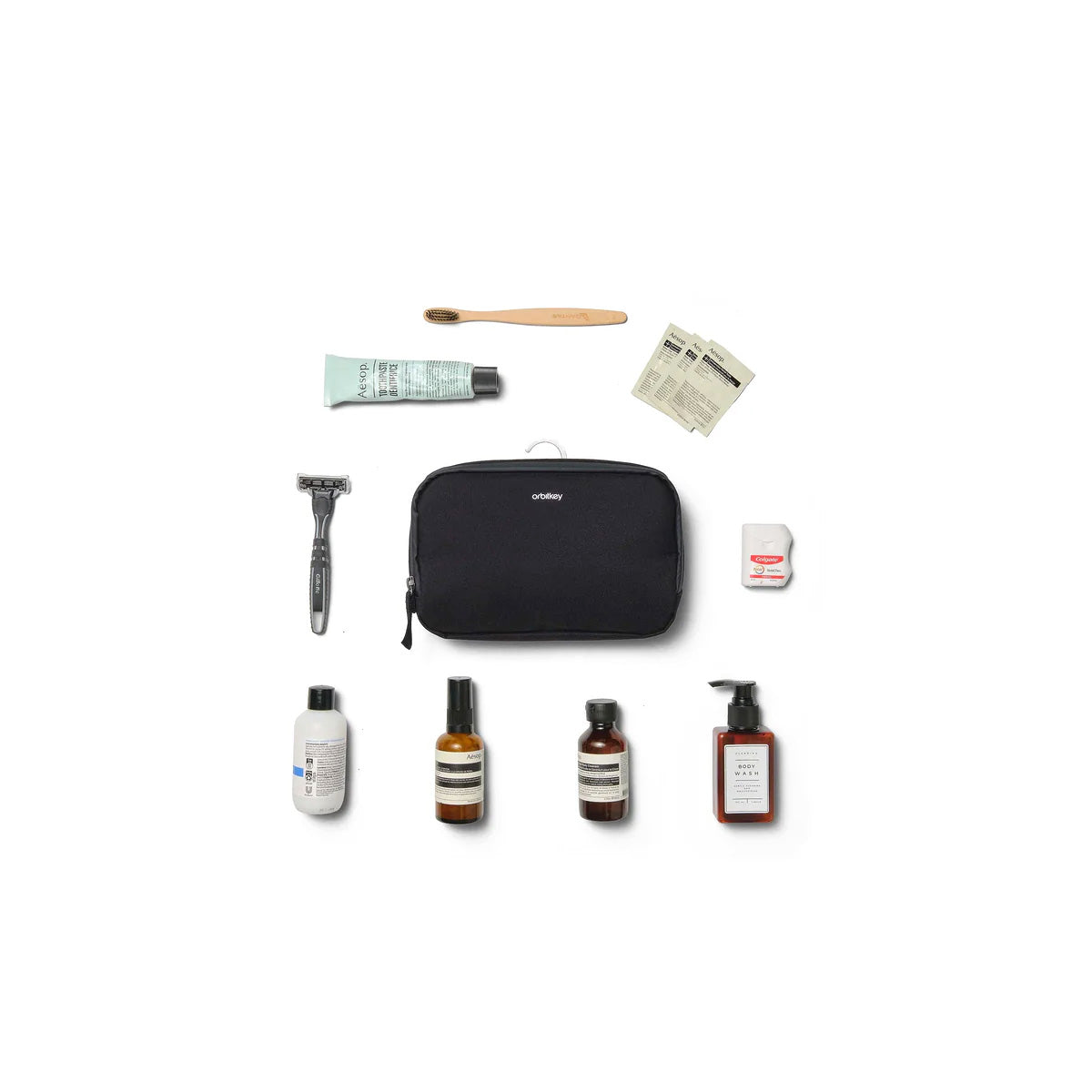 Orbitkey Toiletry Pouch, Black