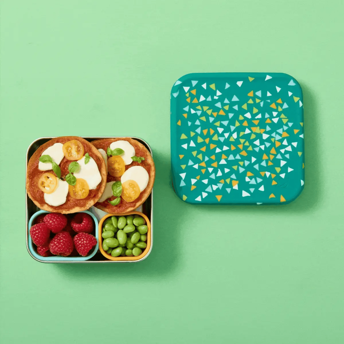 PlanetBox Trailblazer Sandwich Box, Cloudy Day