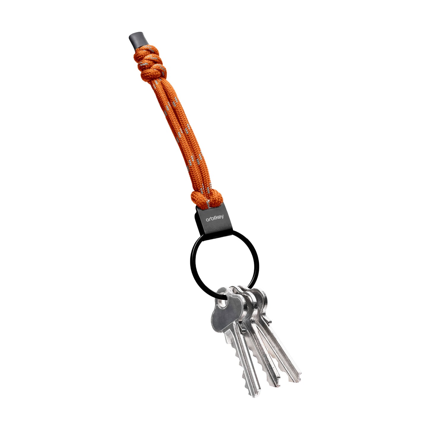 Orbitkey Urban Loop Keychain, Tangerine