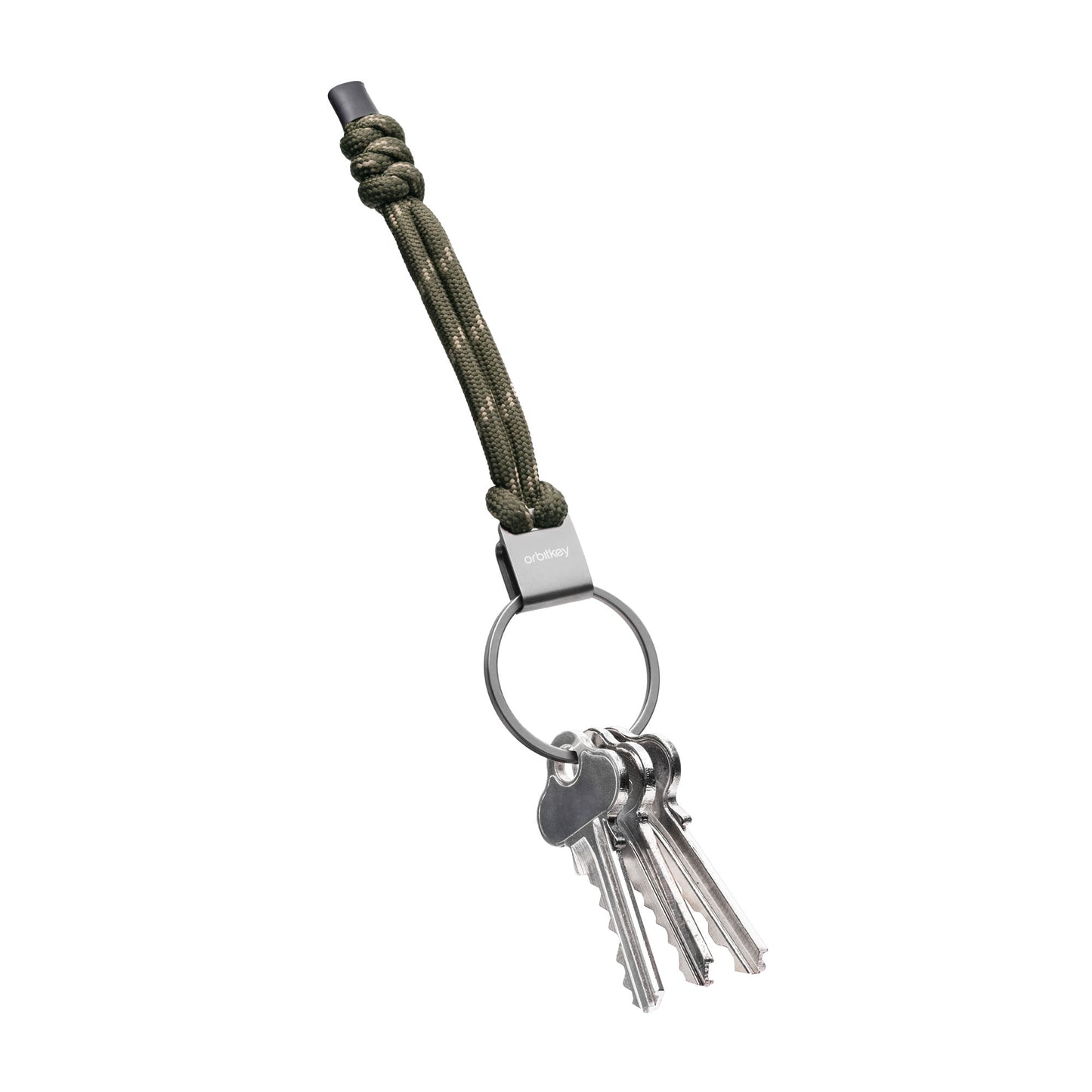 Orbitkey Urban Loop Keychain, Olive