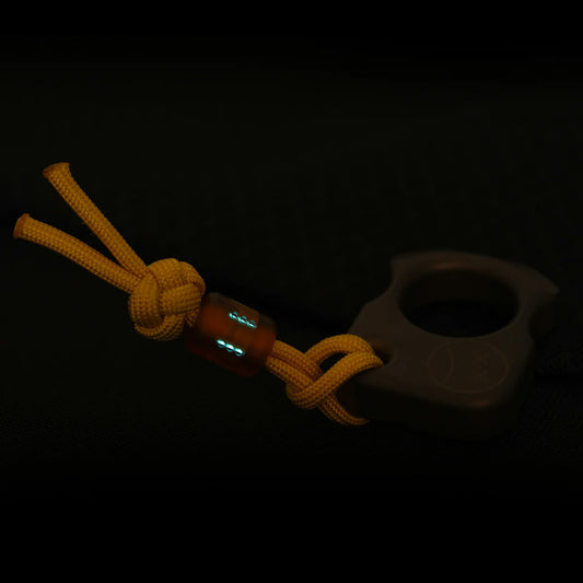 Viperade VAB5 ULTEM/PEI Knife Beads, PEI-Amber with 6pcs glow bar