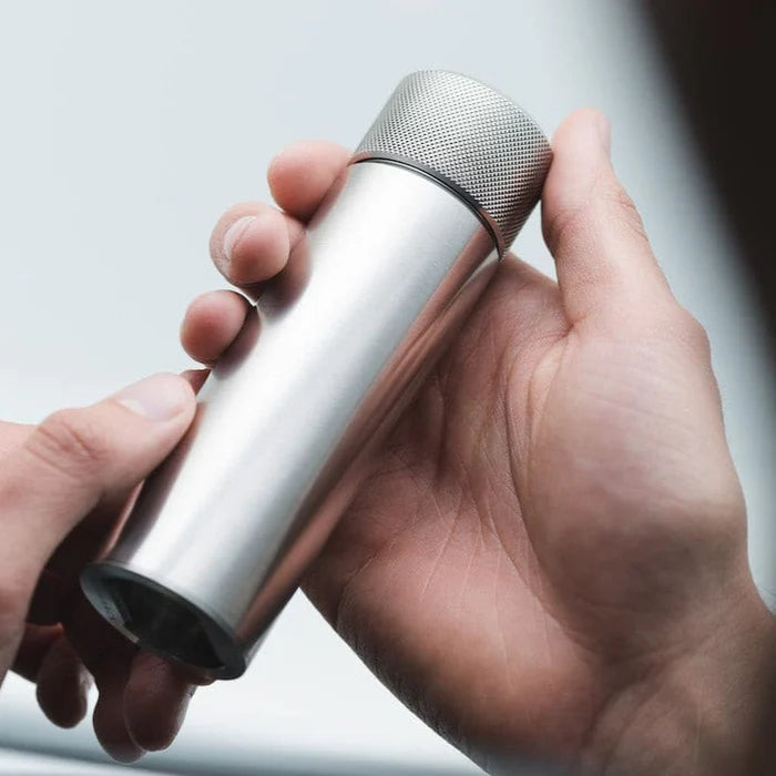 Wingback 100ml Hip Flask, Steel