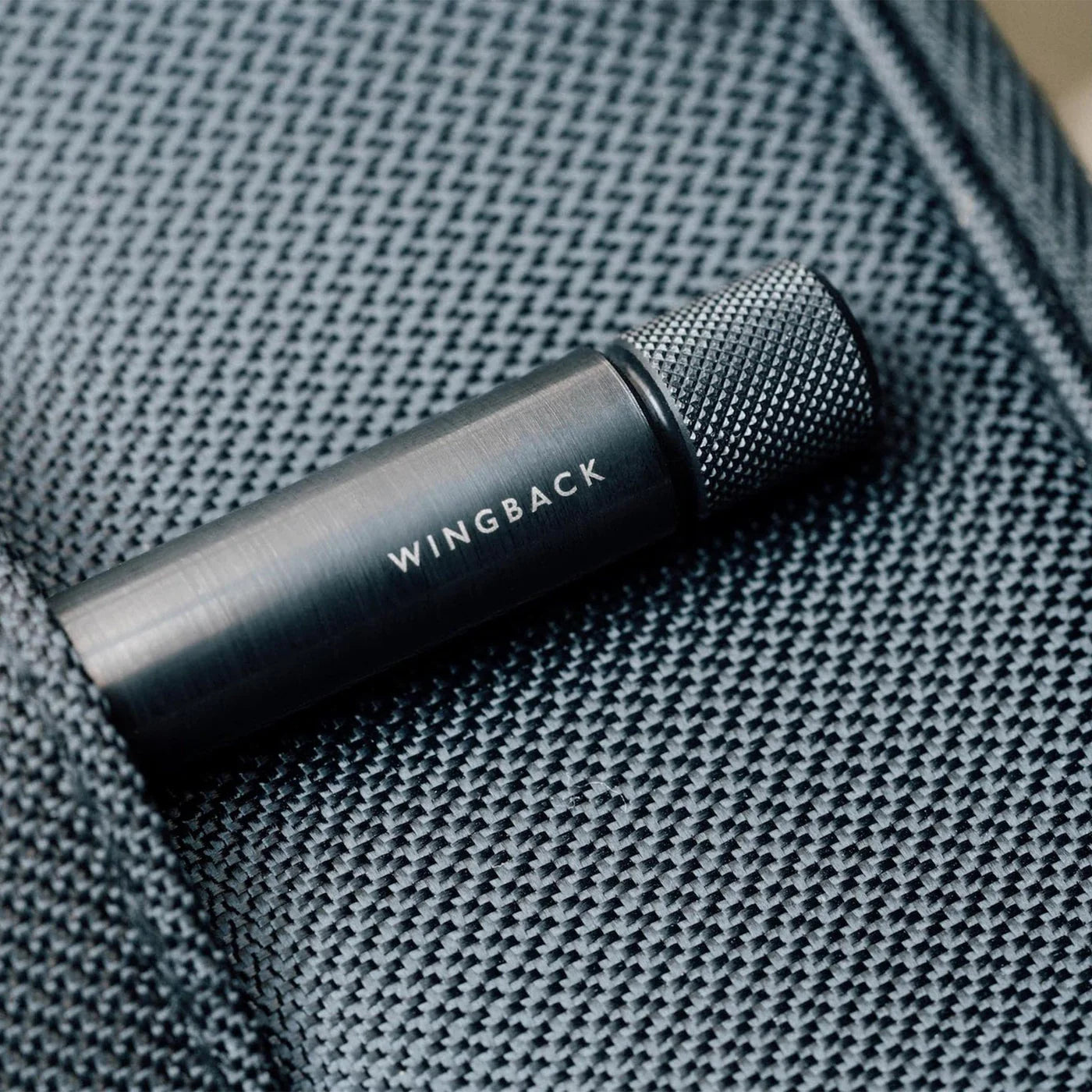 Wingback Mechanical Pen, Black Steel