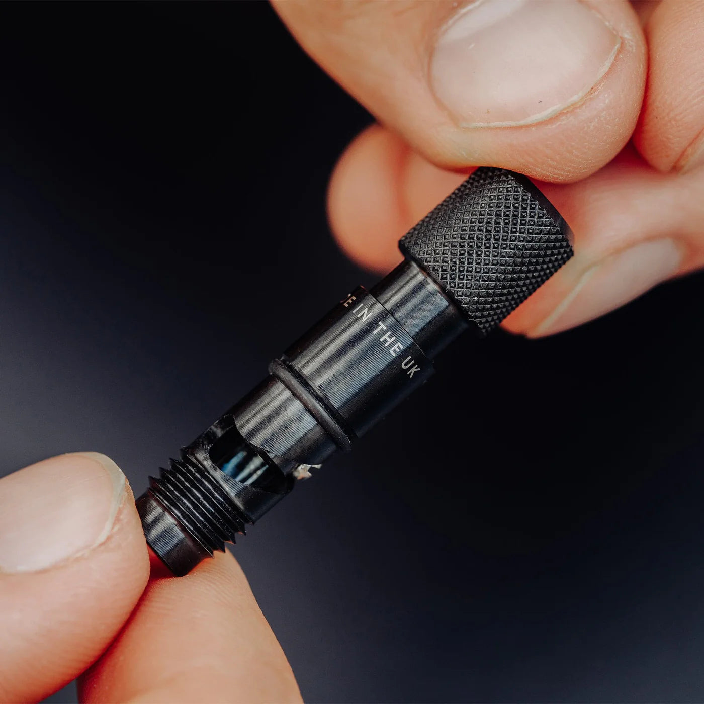 Wingback Mechanical Pen, Black Steel