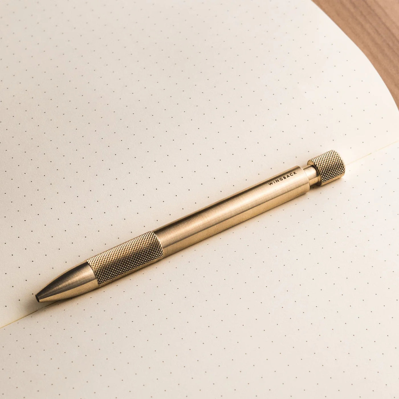 Wingback Mechanical Pen, Brass