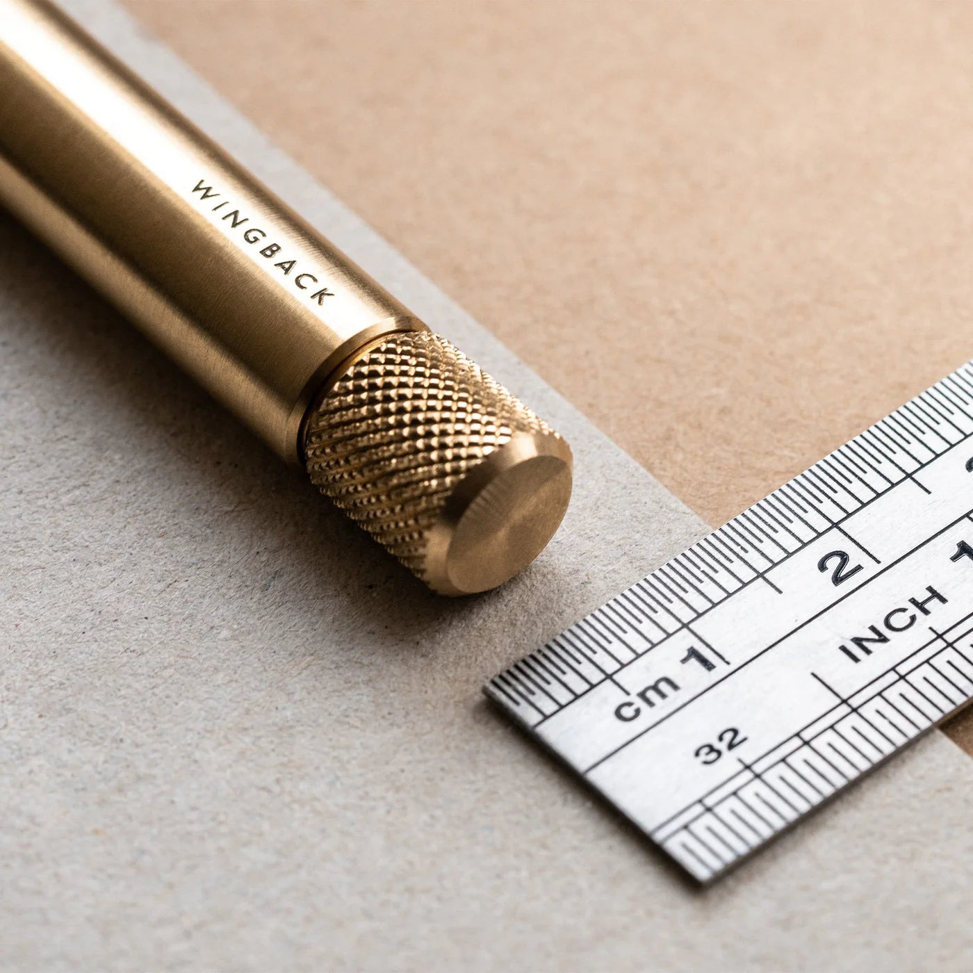 Wingback Mechanical Pen, Brass