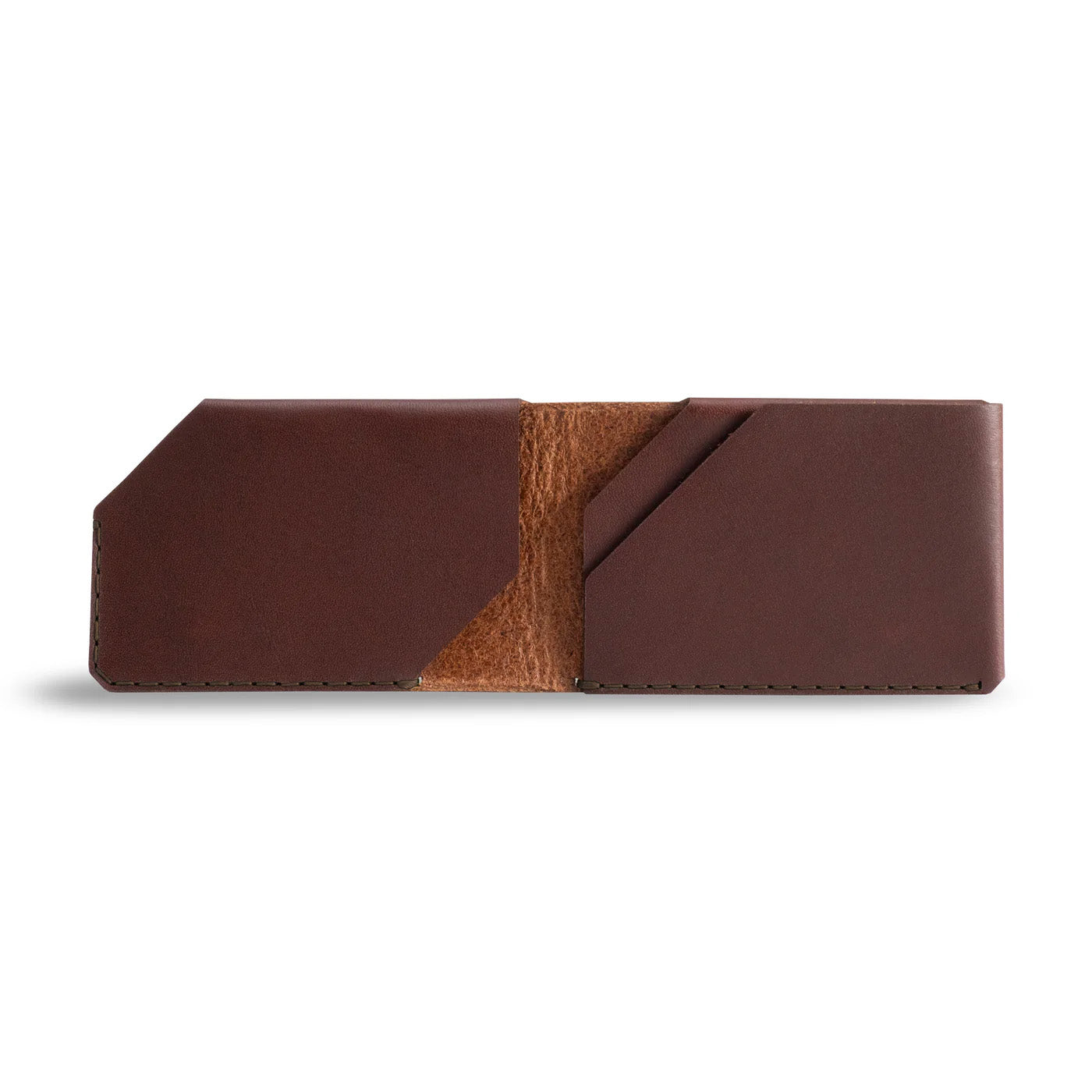 Wingback Original Card Wallet, Chestnut