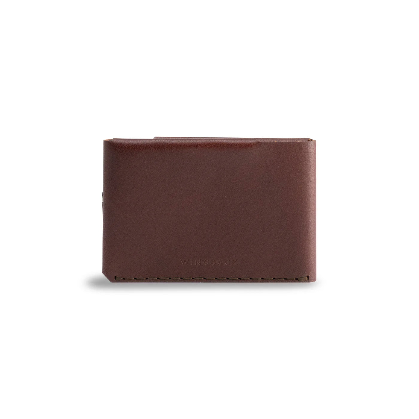 Wingback Original Card Wallet, Chestnut