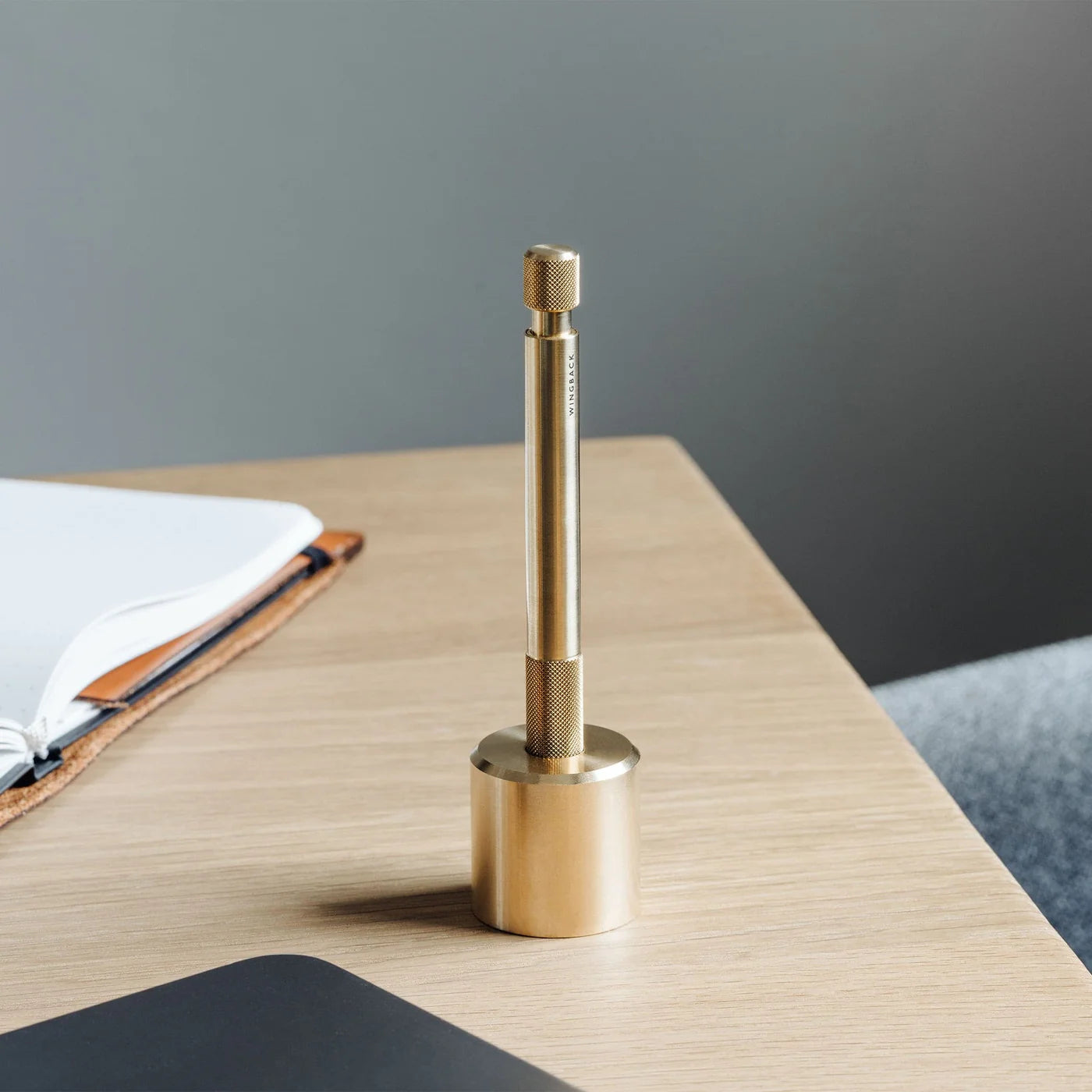 Wingback Pen/Pencil Holder, Brass