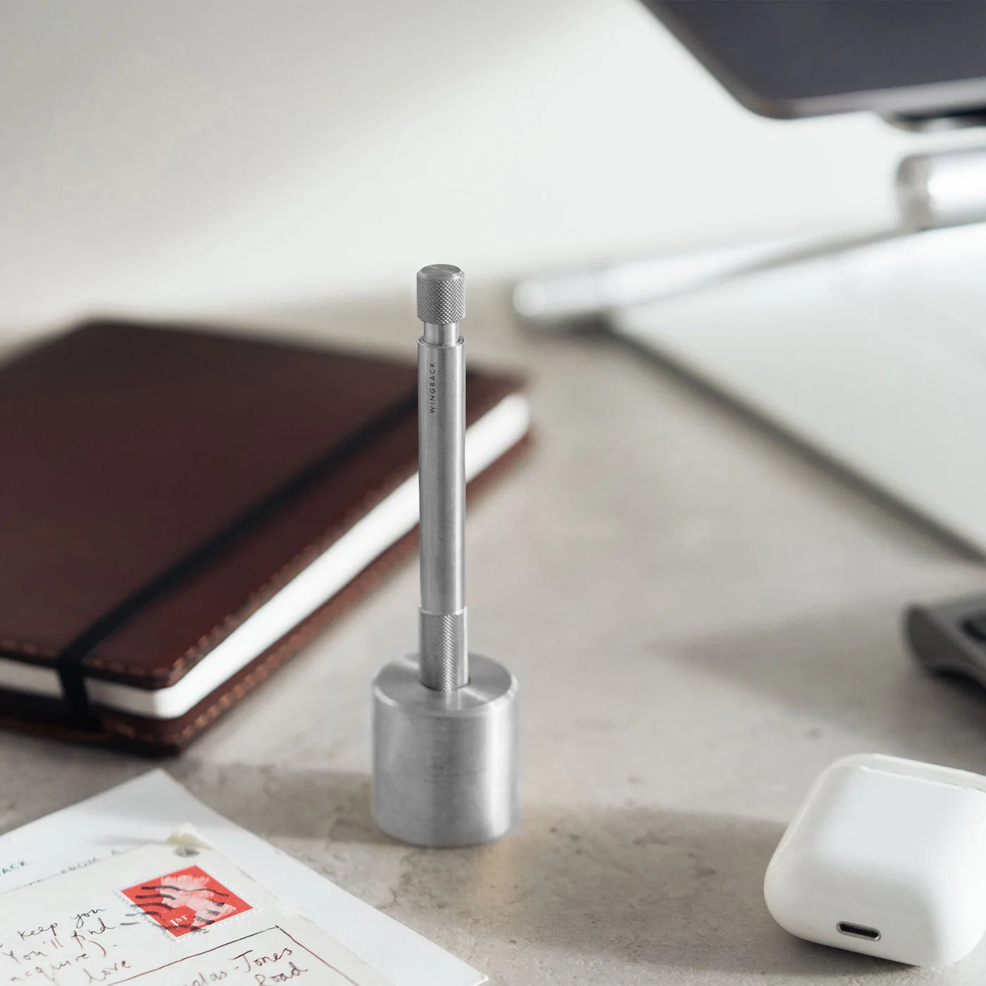 Wingback Pen/Pencil Holder, Steel