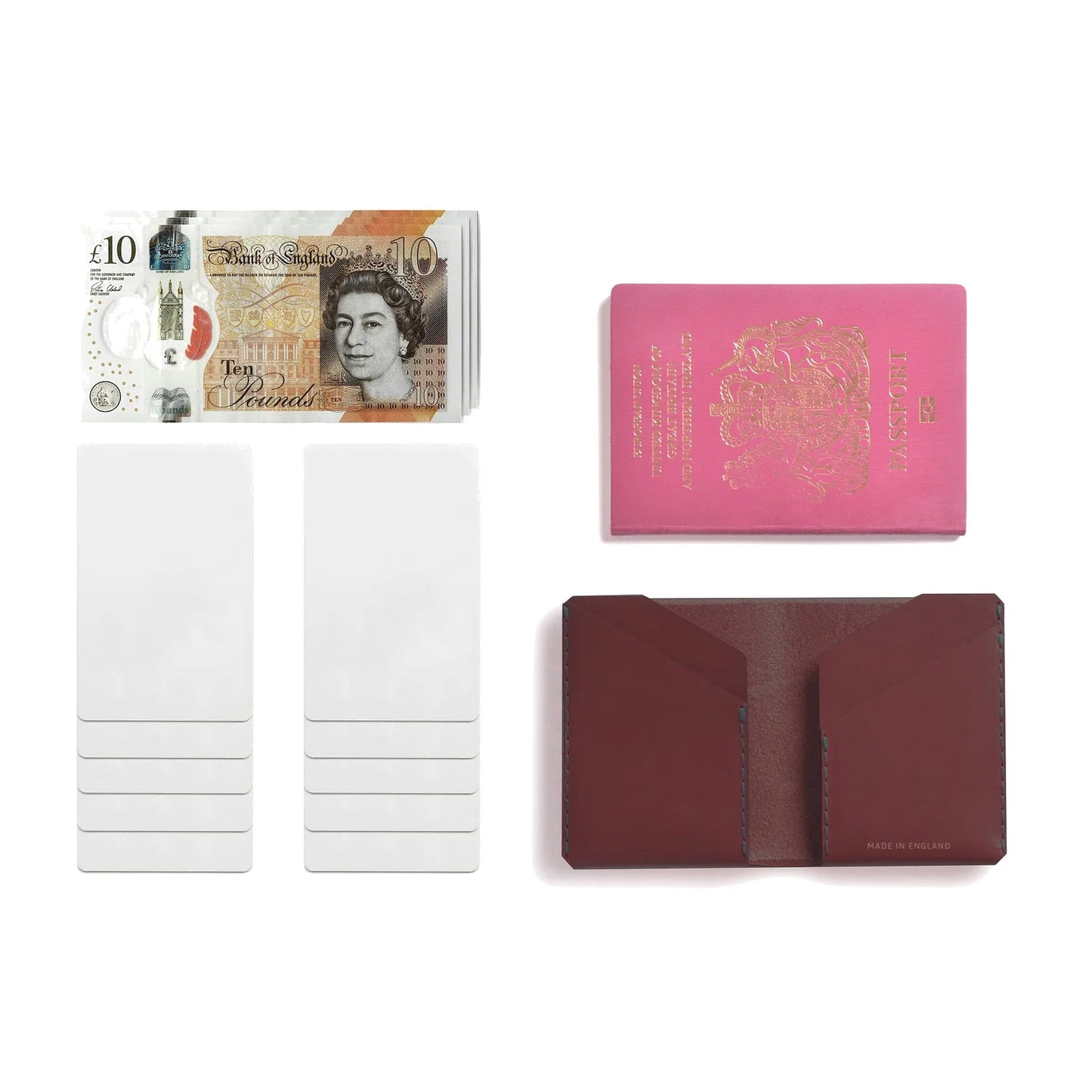 Wingback Winston Wallet, Chestnut