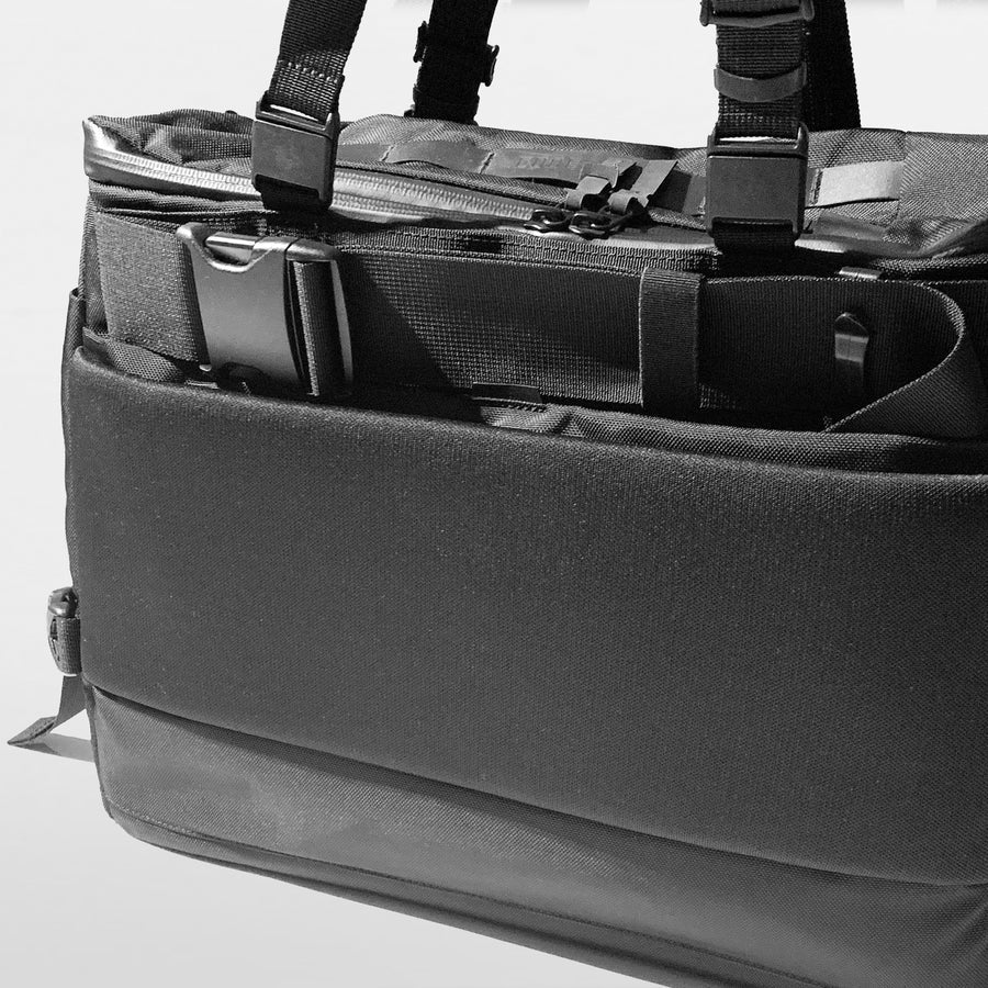 Code of Bell X-TOTE - 3-Way Messenger Tote, Pitch Black