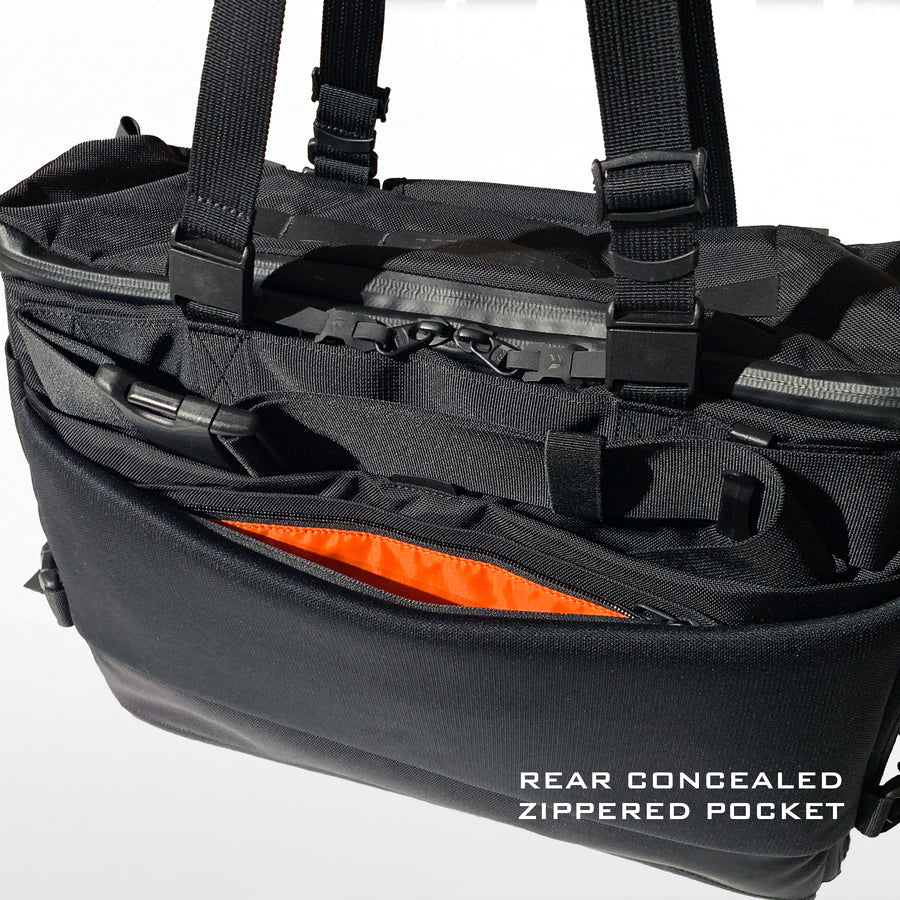 Code of Bell X-TOTE - 3-Way Messenger Tote, Pitch Black