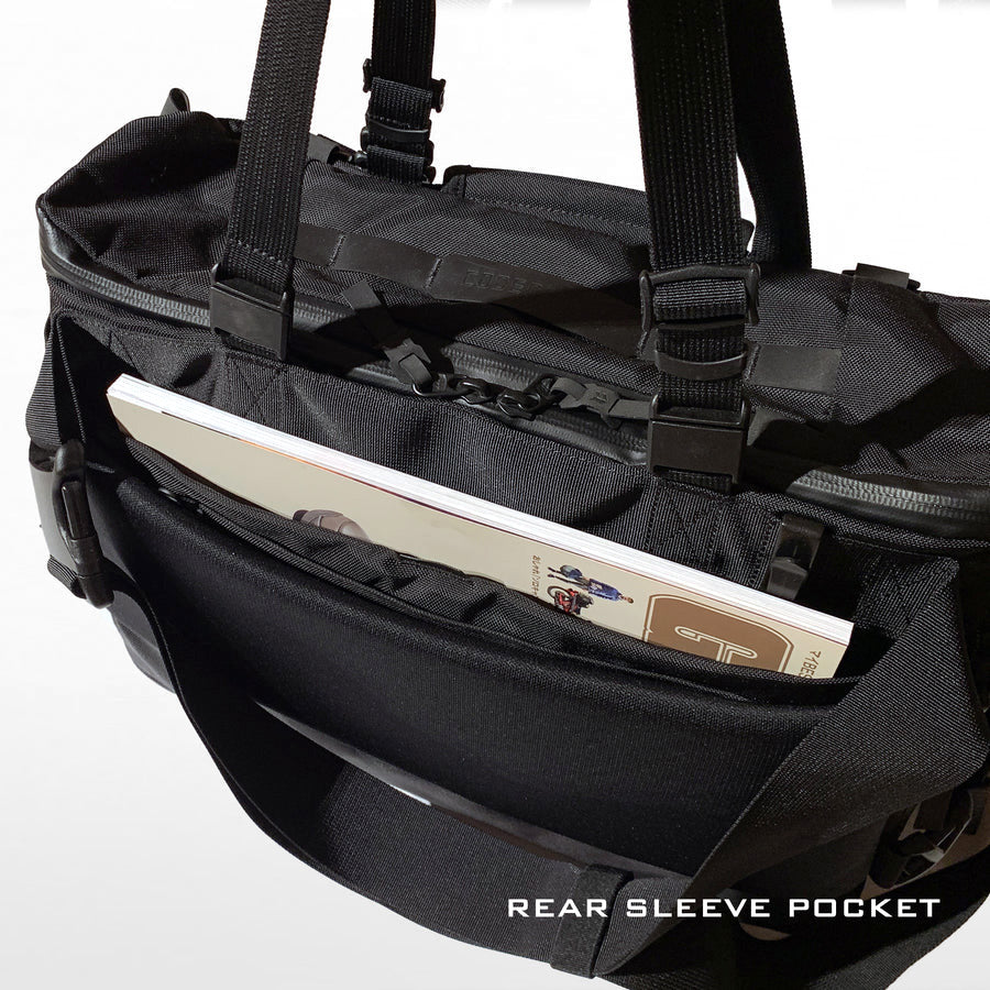 Code of Bell X-TOTE - 3-Way Messenger Tote, Pitch Black
