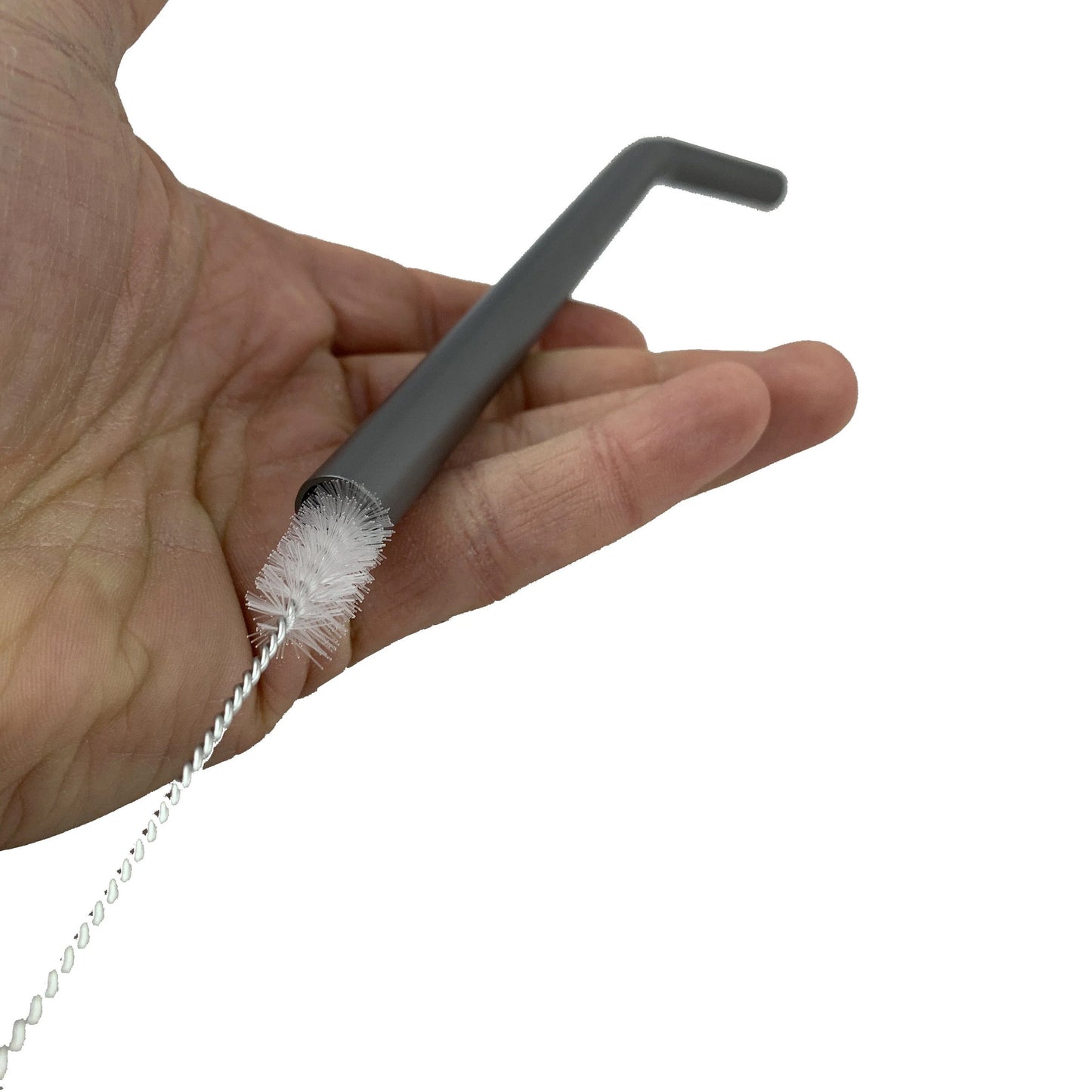 CountyComm Angled Tip Massive Poseidon Ti-Straw Ultra Lightweight Titanium, Bent