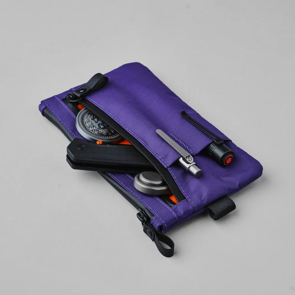 ALPAKA Zip Clutch X-Pac® VX21, Bright Purple