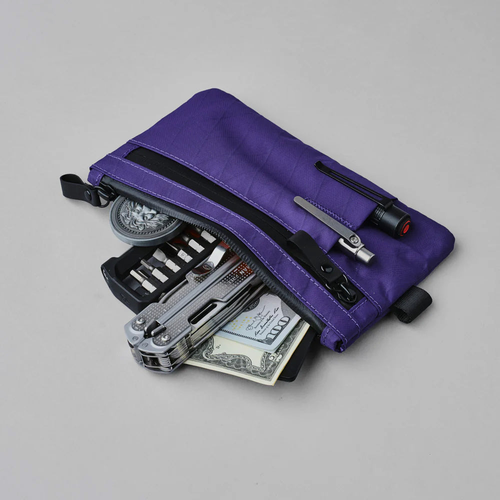 ALPAKA Zip Clutch X-Pac® VX21, Bright Purple