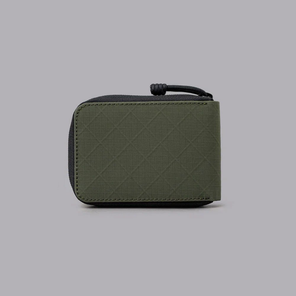 ALPAKA Zip ID Wallet Axogrid 210D, Green