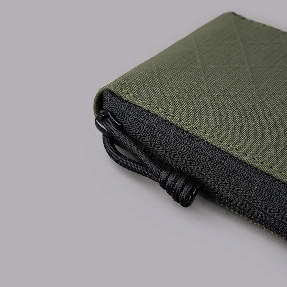 ALPAKA Zip ID Wallet Axogrid 210D, Green