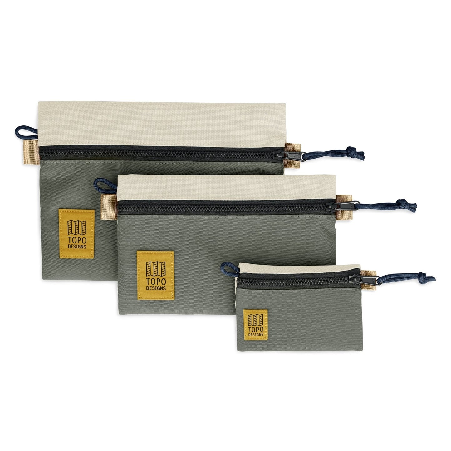 Topo Designs Accessory Bag Small, Bond White / Beetle