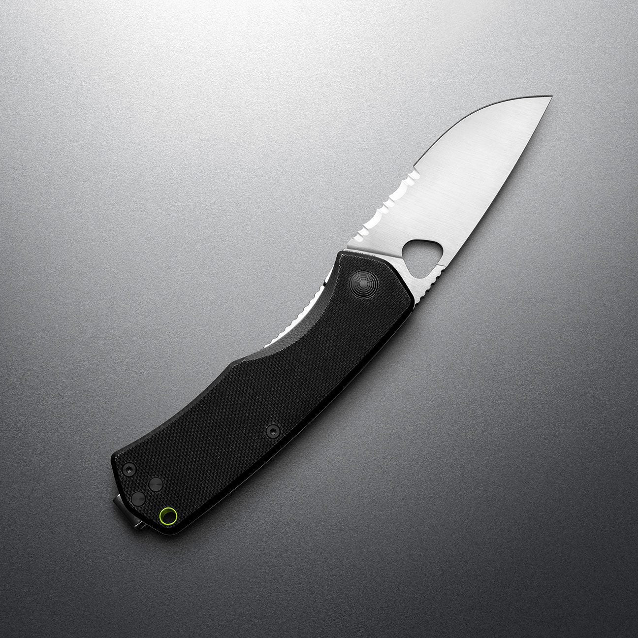 The James Brand The Folsom G10 Serrated, Black/Stainless