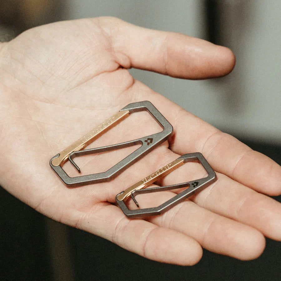 Aerocrafted Uplock Key Carabiner Titanium/Bronze, Large