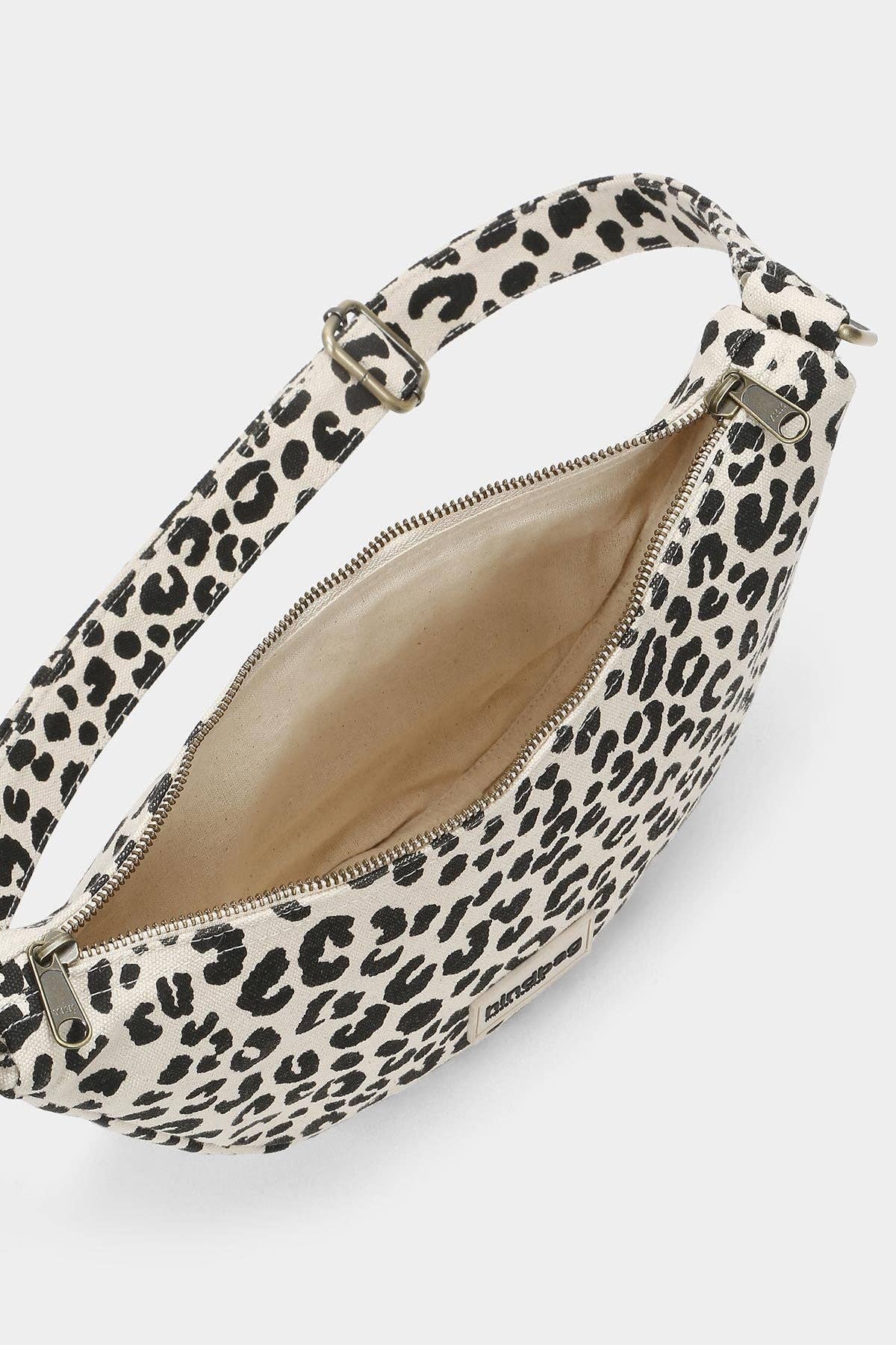 Hindbag Andrea Belt Bag, Leopard Off-White