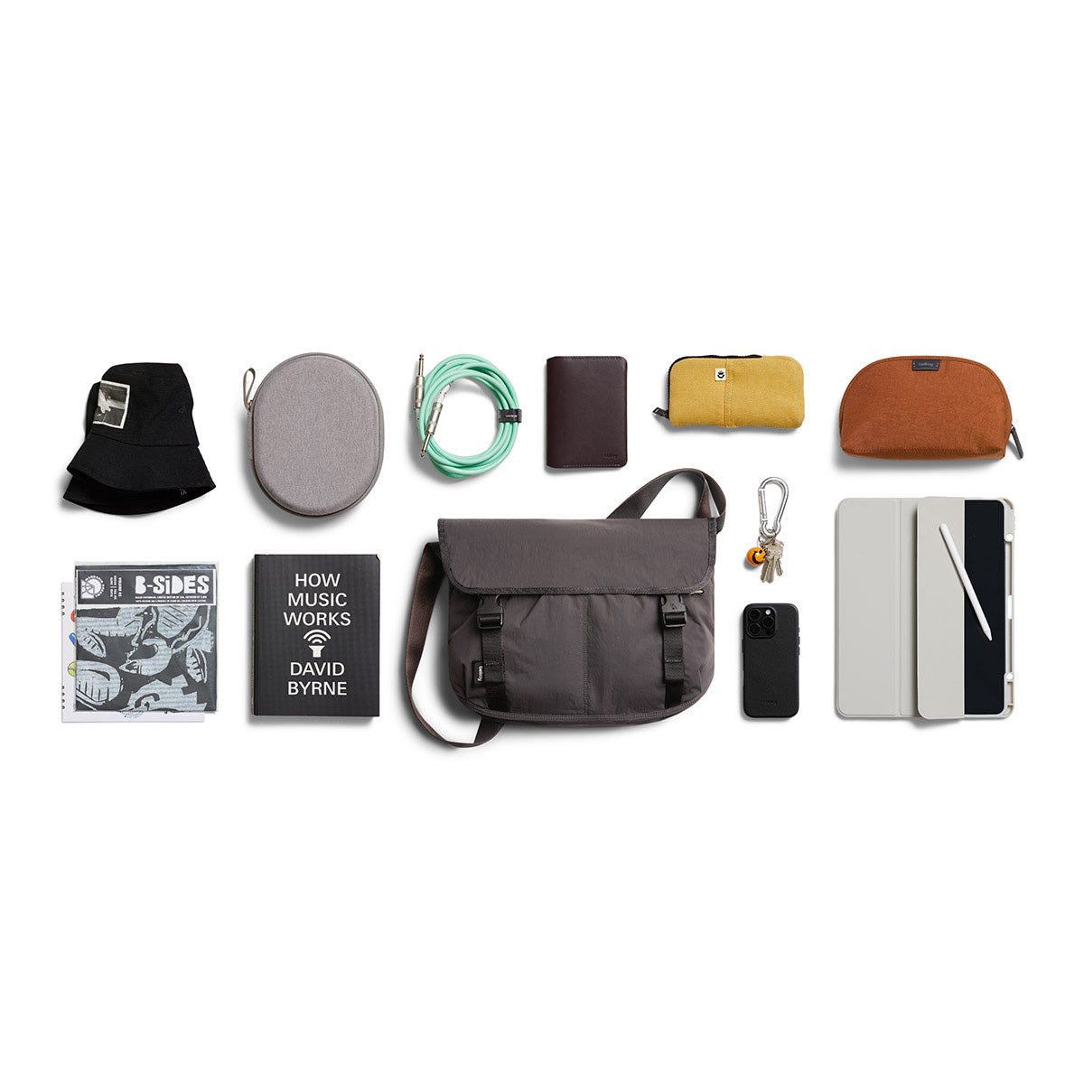 Bellroy Cinch Messenger Bag 12L, Charcoal
