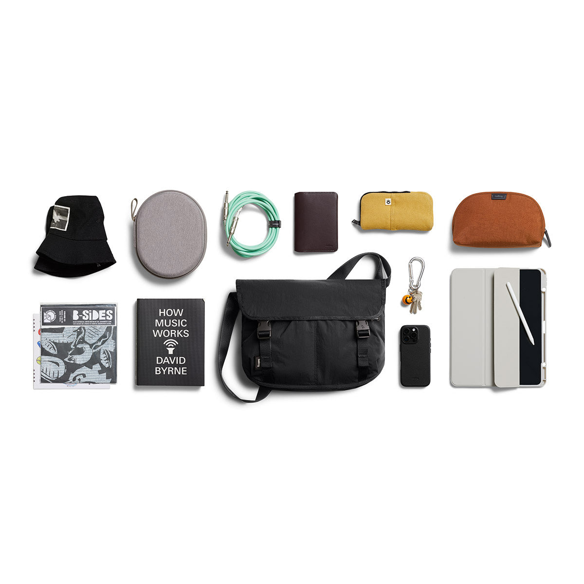 Bellroy Cinch Messenger Bag 12L, Black