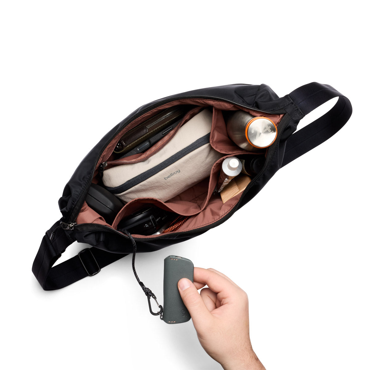 Bellroy Laneway Crescent Bag 7L, Ink