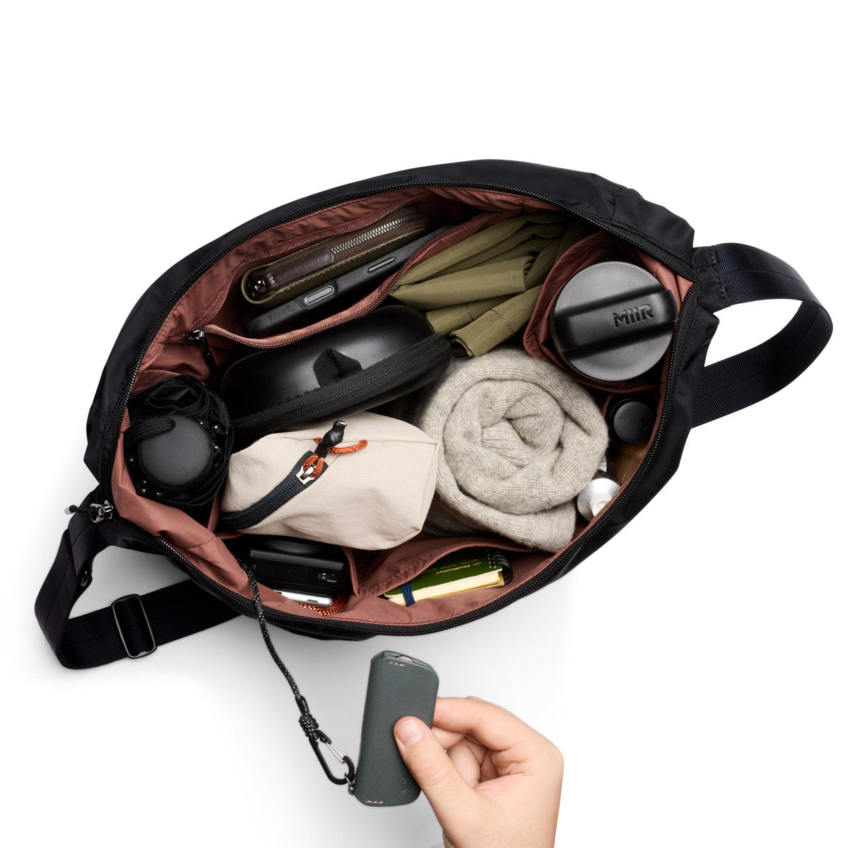 Bellroy Laneway Crescent Bag 12L, Ink
